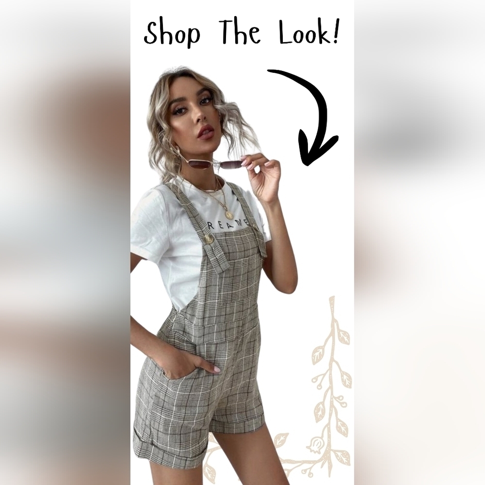 Vintage Born In America Plaid Romper 11/12
